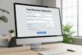 change the words "project submission form" to "Food Business Registration"